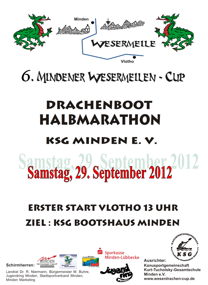 Plakat Wesermeile 2012