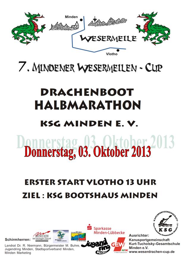Plakat Wesermeile 2013